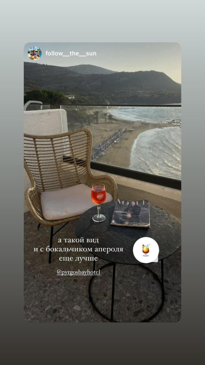 E.J. Pyrgos Bay Hotel Exterior foto